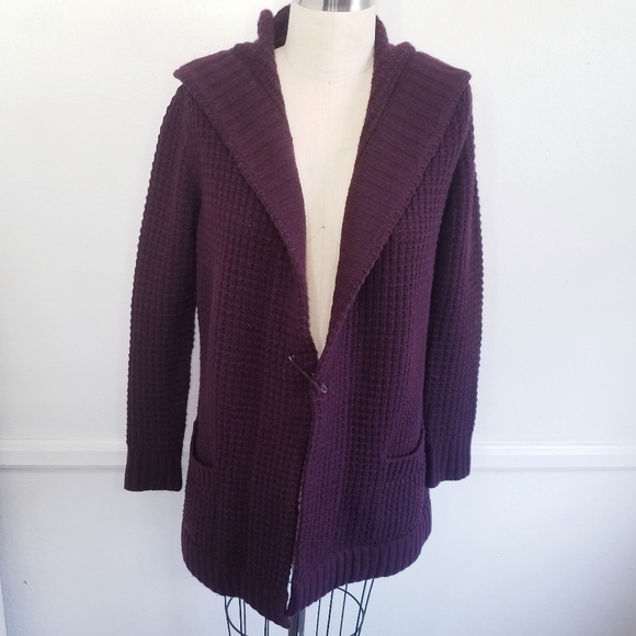 🌸 Vince | Chunky Knit Hood Sweater, size Small - Picture 1 of 11